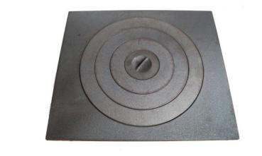 Gussplatte Ofenplatte Unbehandelt Gusseisen Ringset Cast Iron Herdring jg_026
